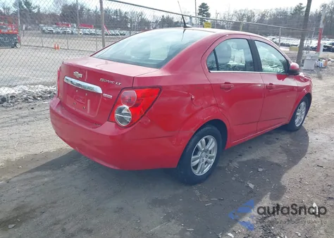 2013 Chevrolet Sonic Lt Auto from USA, damaged, VIN 1G1JC5SB5D4113120